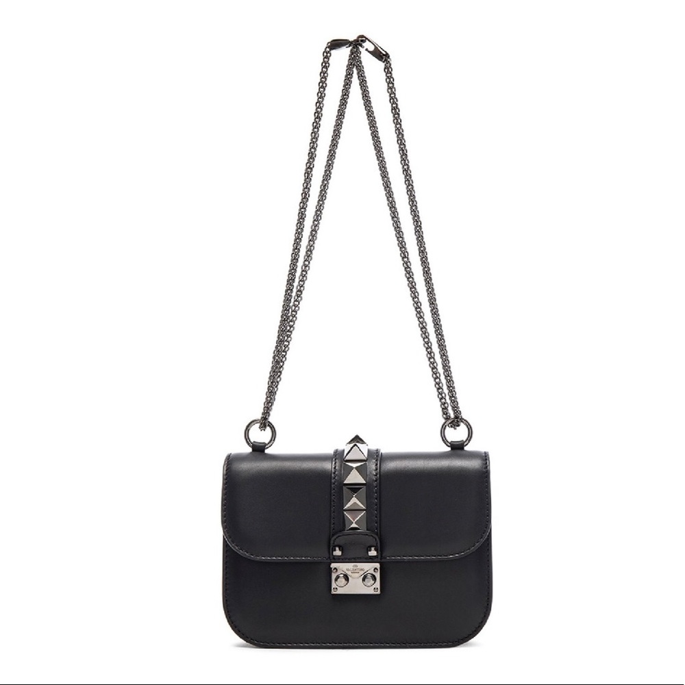 Valentino Glam Lock Medium Flap Bag